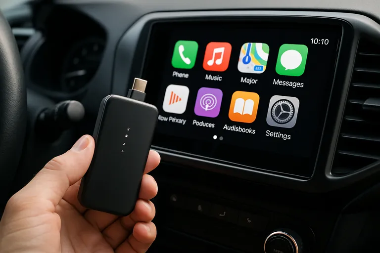 Wat zijn draadloze dongles voor CarPlay en Android Auto?