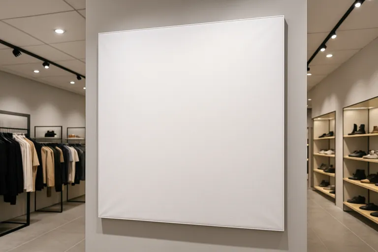 Wat is een blind frame spandoek?